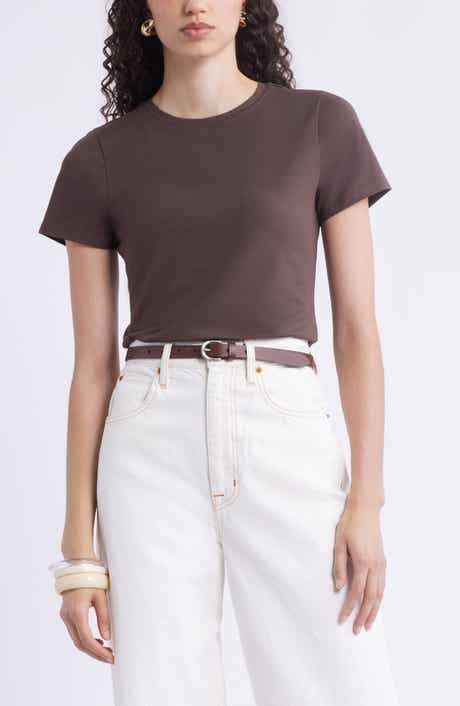 Nordstrom Pima Cotton Blend Crewneck T-Shirt