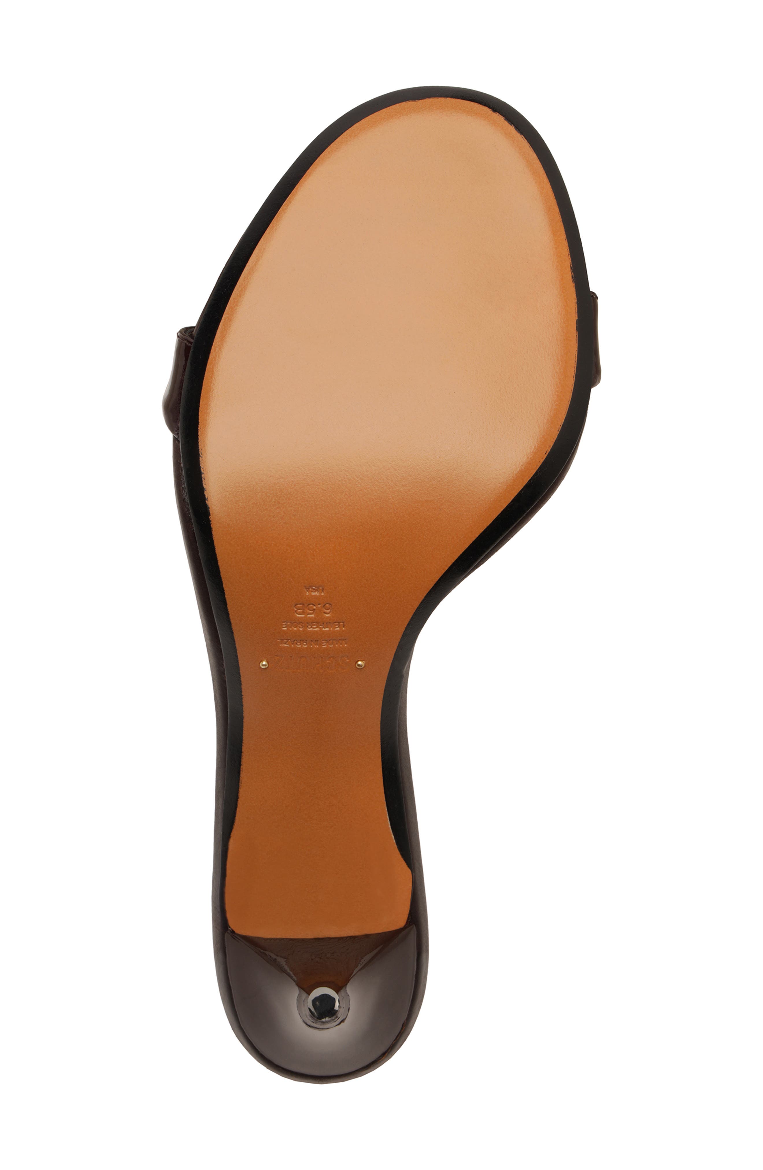 Schutz Aurora Mid Slingback Sandal, Alternate, color, Maplewood