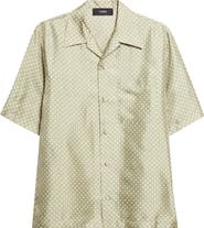 AMIRI MA Polka Dot Silk Camp Shirt