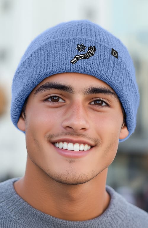 Dalix Chill Touch Beanie In Periwinkle