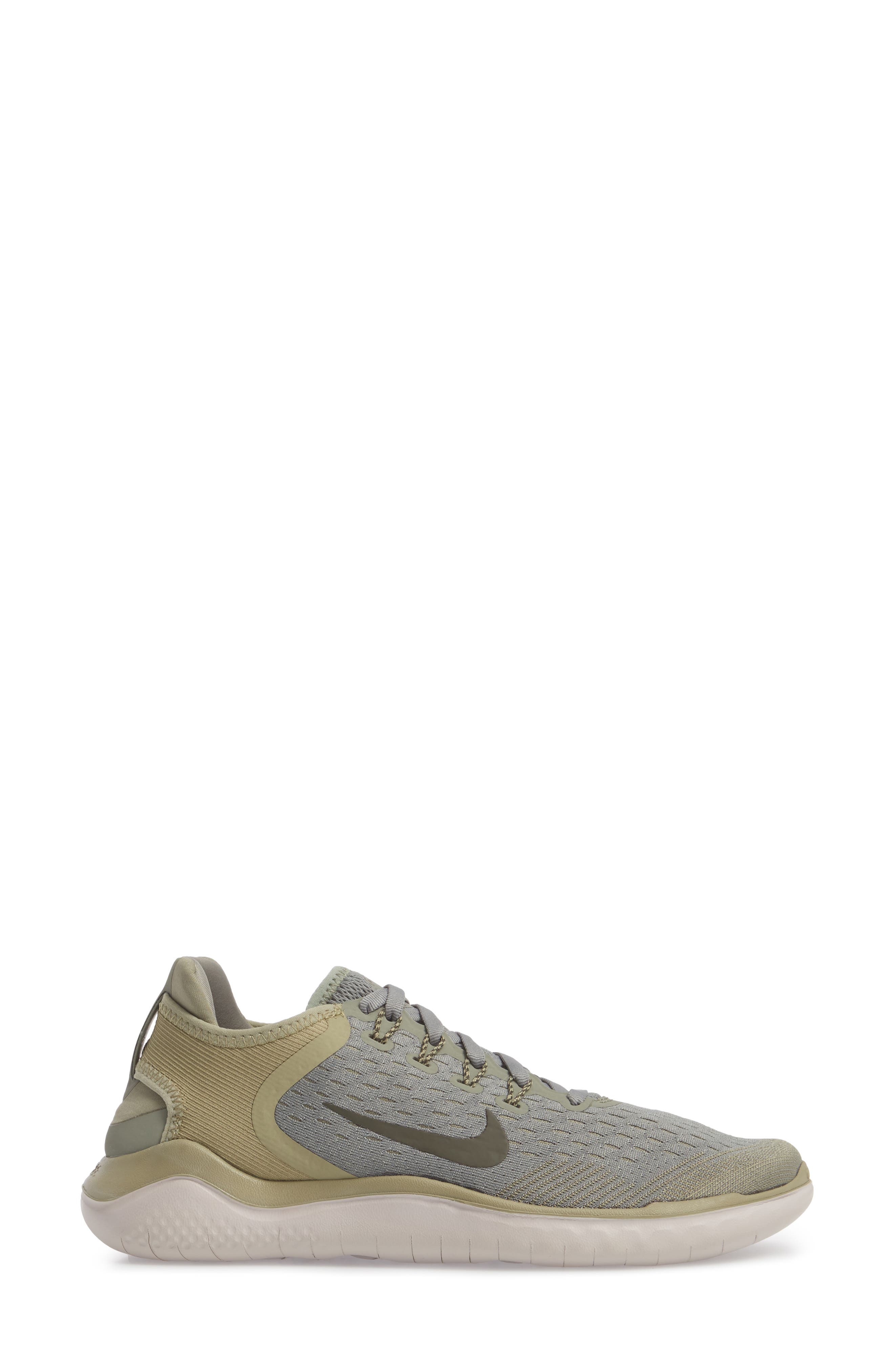 Free RN 2018 Running Shoe, Alternate, color, DARK STUCCO/ CARGO KHAKI