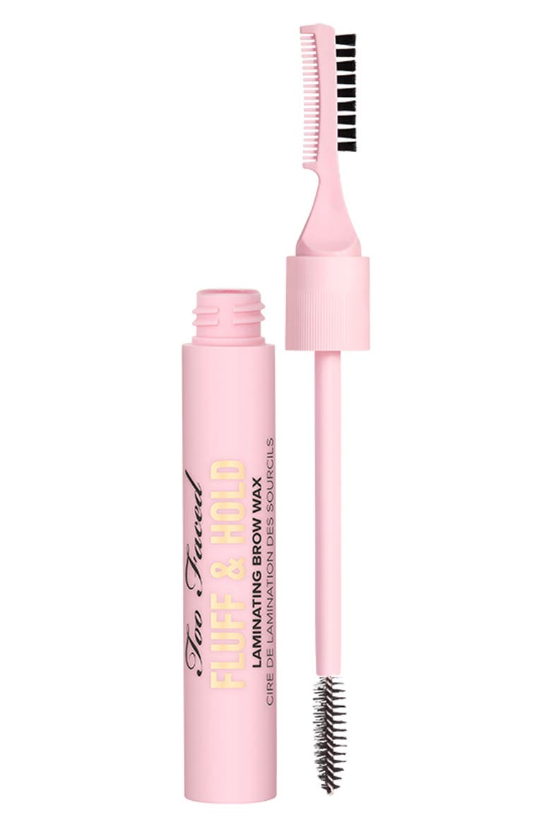 Fluff & Hold Clear Laminating & Controlling Liquid Eyebrow Wax, Alternate, color, CRYSTAL CLEAR