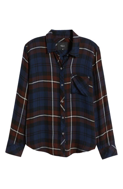 Rails Hunter Plaid Button-up Shirt In Chestnut Birch Navy