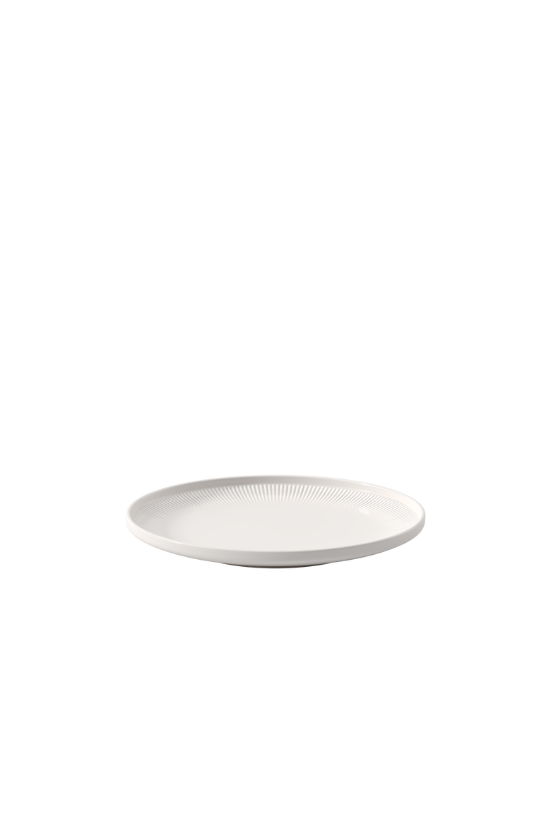 Afina Dinner Plate, Alternate, color, White