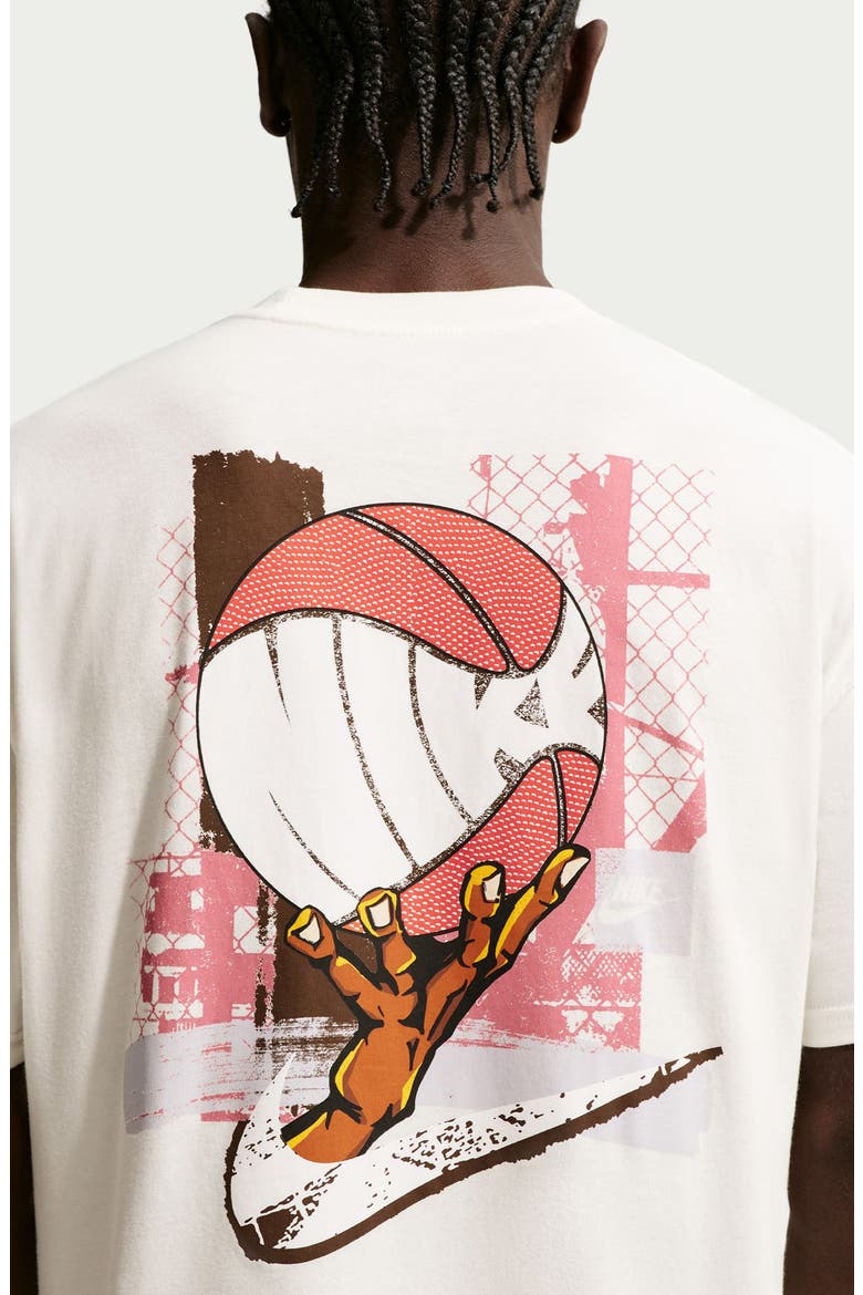 Ashbury Basketball T-Shirt, Alternate, color, SAIL