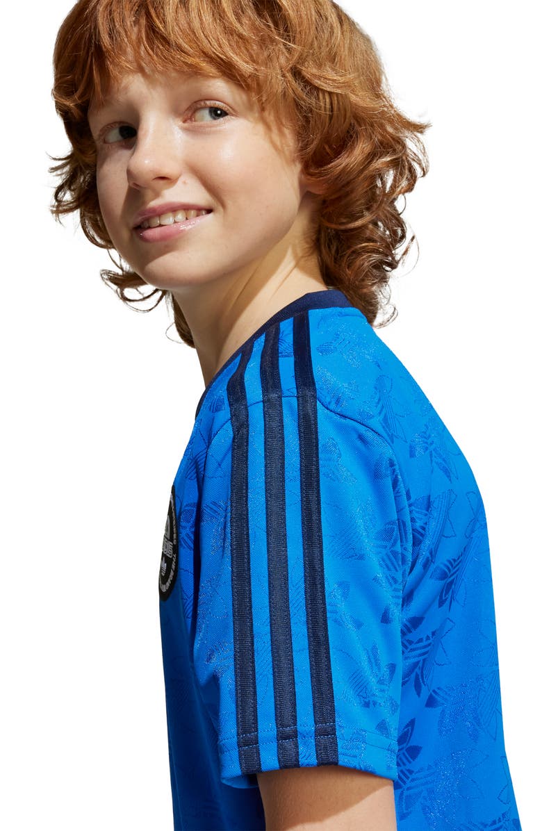 adidas Kids' Soccer T-Shirt, Alternate, color, Blue