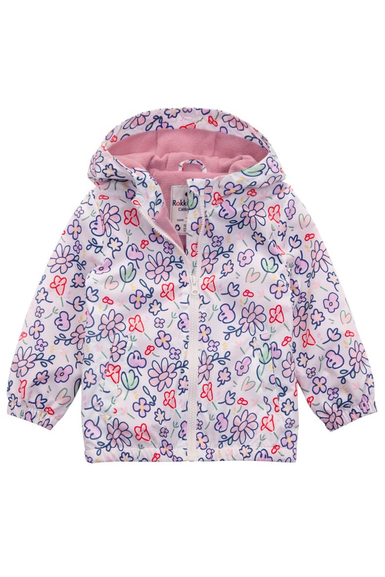Lightweight Fleece Lined Windbreaker, Main, color, IVORY