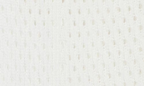 FORGOTTEN GRACE FORGOTTEN GRACE OPEN KNIT SHORT SLEEVE BUTTON-UP SWEATER 