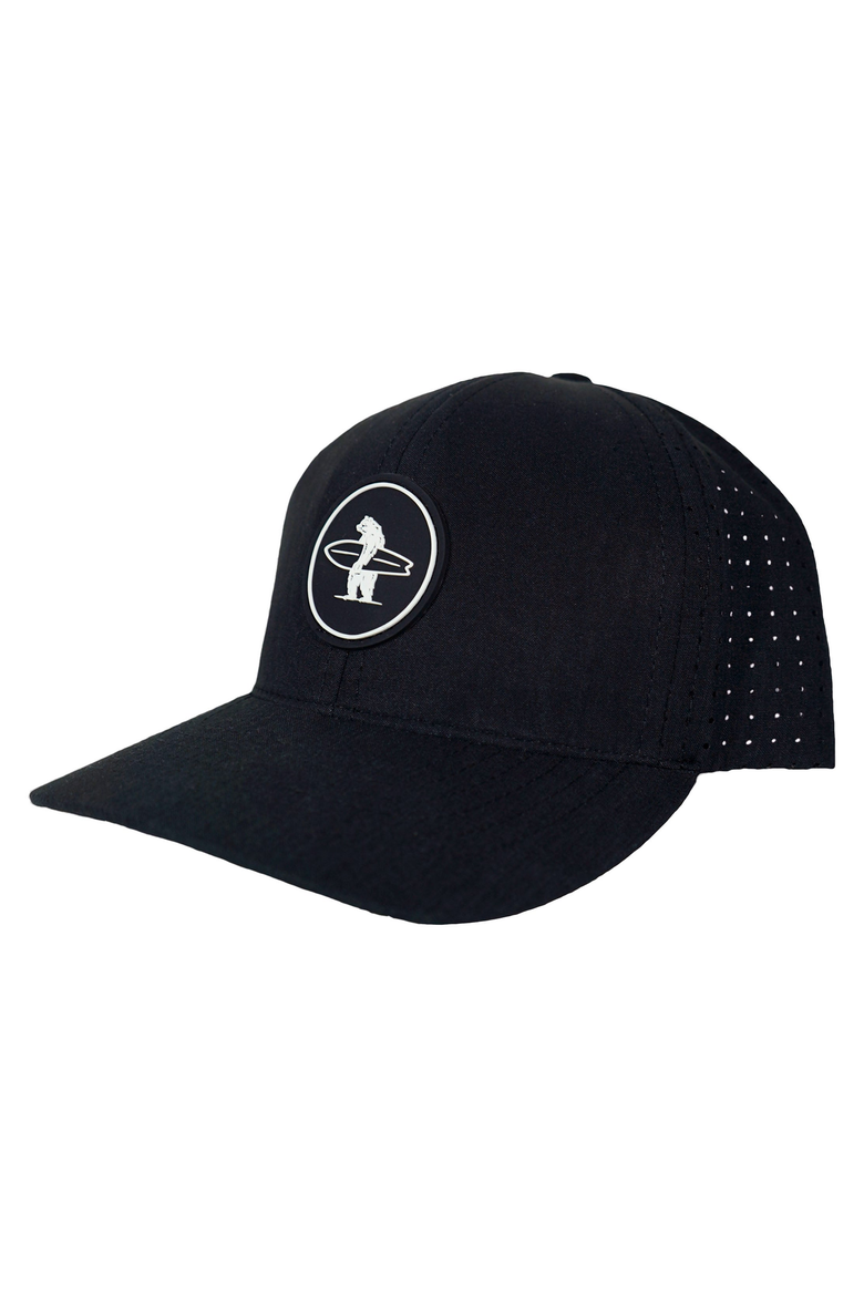 Diego Performance Snapback Hat, Main, color, Black