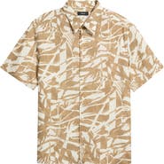 Theory Irving Short Sleeve Button-Up Shirt