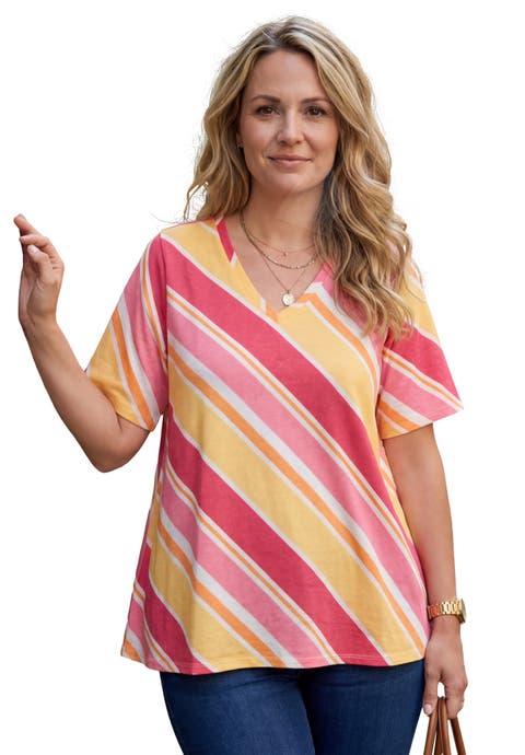 Plus Size Ultimate Short Sleeve Swing Tee