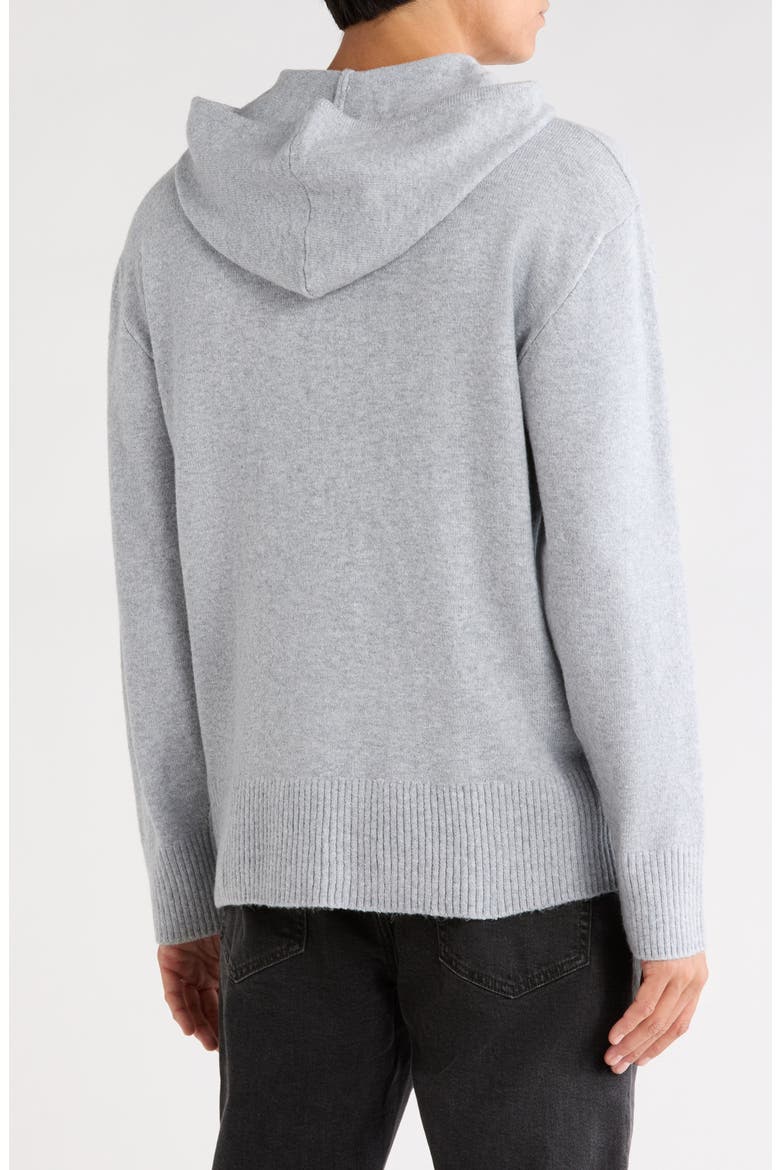 Hoodie Sweater, Alternate, color, HEATHER GREY