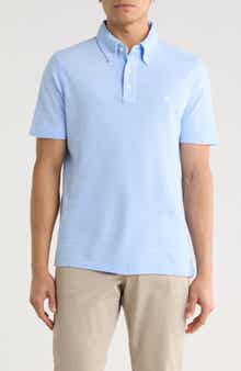 Brooks Brothers Cotton & Linen Blend Oxford Piqué Knit Polo