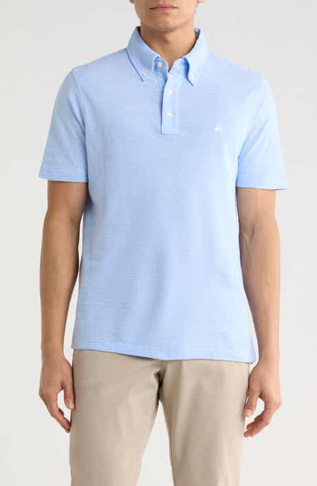 Brooks Brothers Cotton & Linen Blend Oxford Piqué Knit Polo