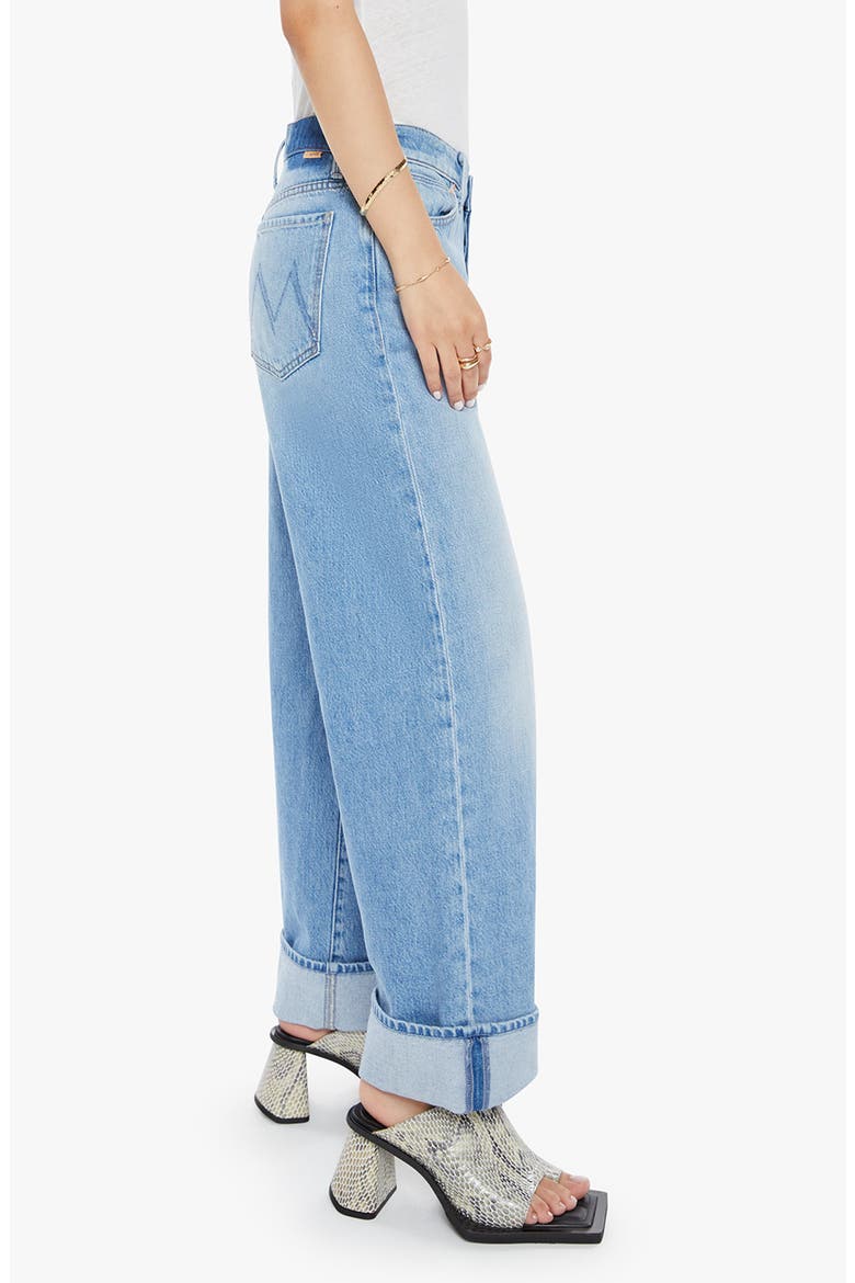 Lil Dodger Button Hover Cuff Wide Leg Jeans, Alternate, color, FUNK N FLAIR