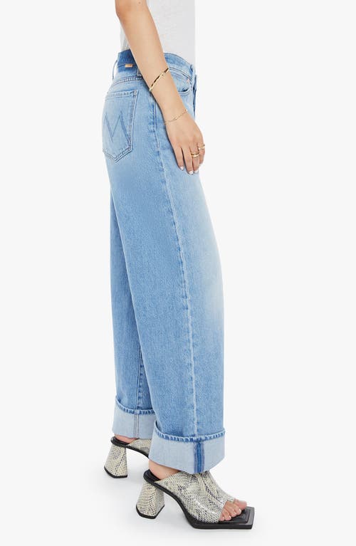 Mother Lil Dodger Button Hover Cuff Wide Leg Jeans