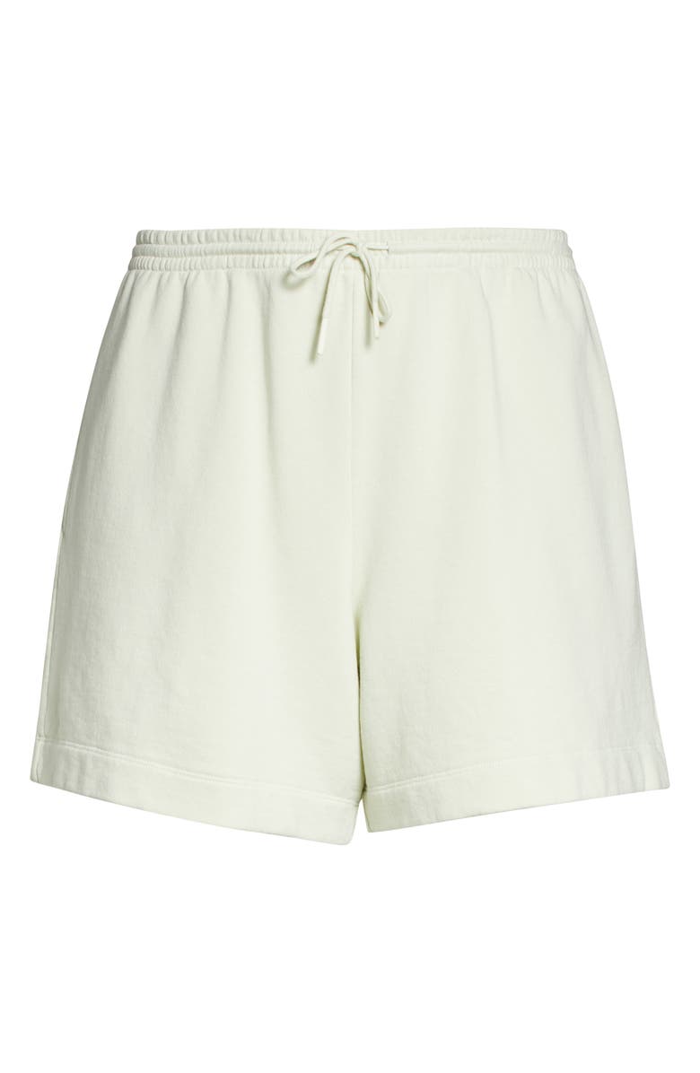 Vince Essential Pull-On Cotton Sweat Shorts, Alternate, color, Honeydew