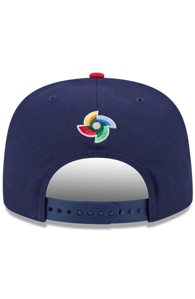 New Era Men's New Era  Navy Japan Baseball 2026 World Baseball Classic 9FIFTY A-Frame Snapback Hat, Alternate, color, Navy