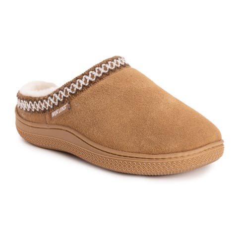 Jordi Genuine Suede Clog Slipper