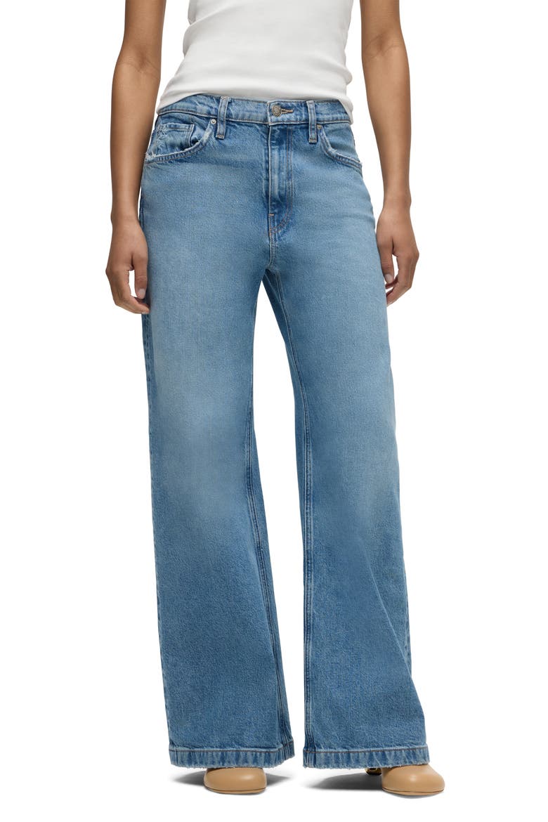 Jodie Wide Leg Jeans, Main, color, GODDESS