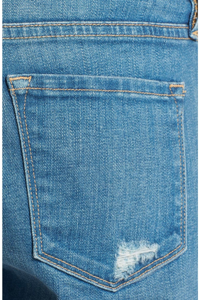 Denim 'Le Garcon' Slim Cuffed Jeans, Alternate, color, BLUE JAY WAY
