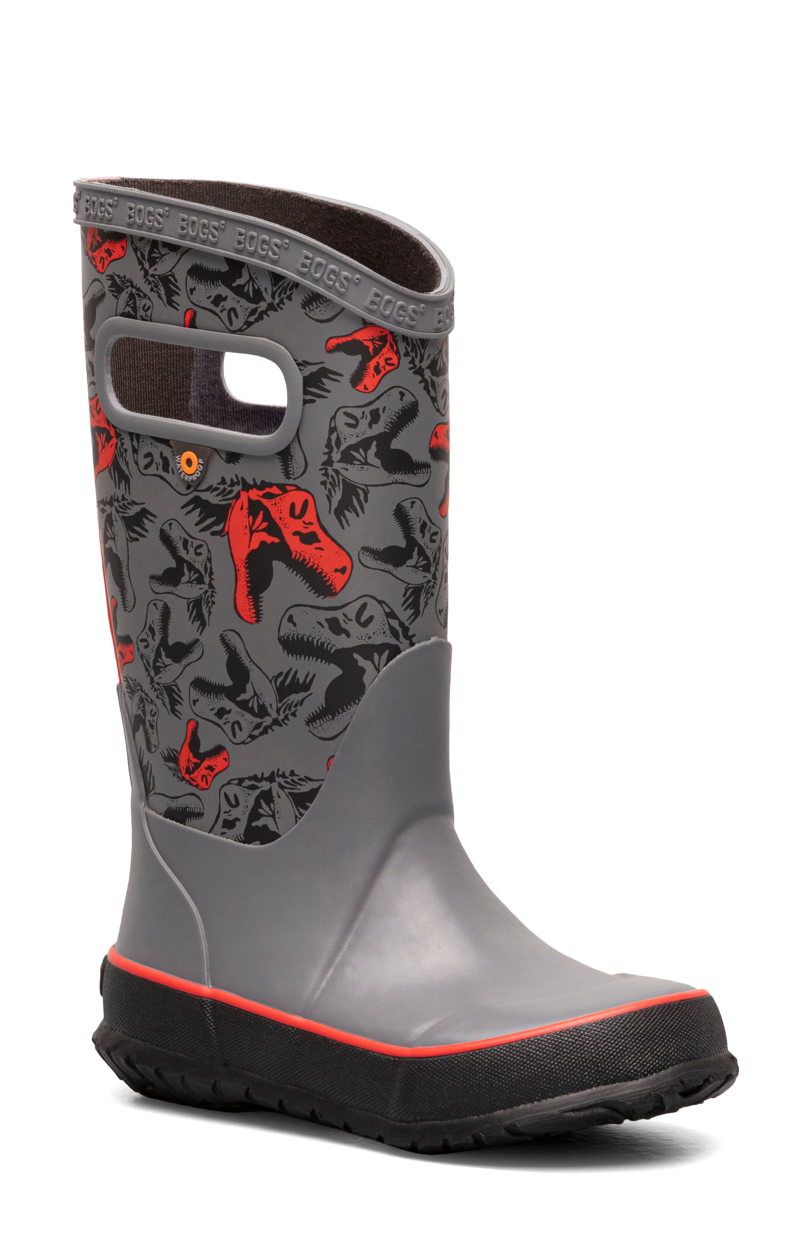 Bogs Cool Dinos Rain Boot, Main, color, 