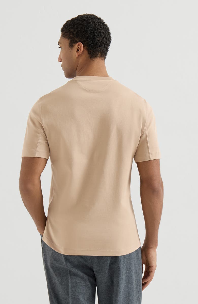 Brunello Cucinelli Interlock T-shirt with print, Alternate, color, Beige