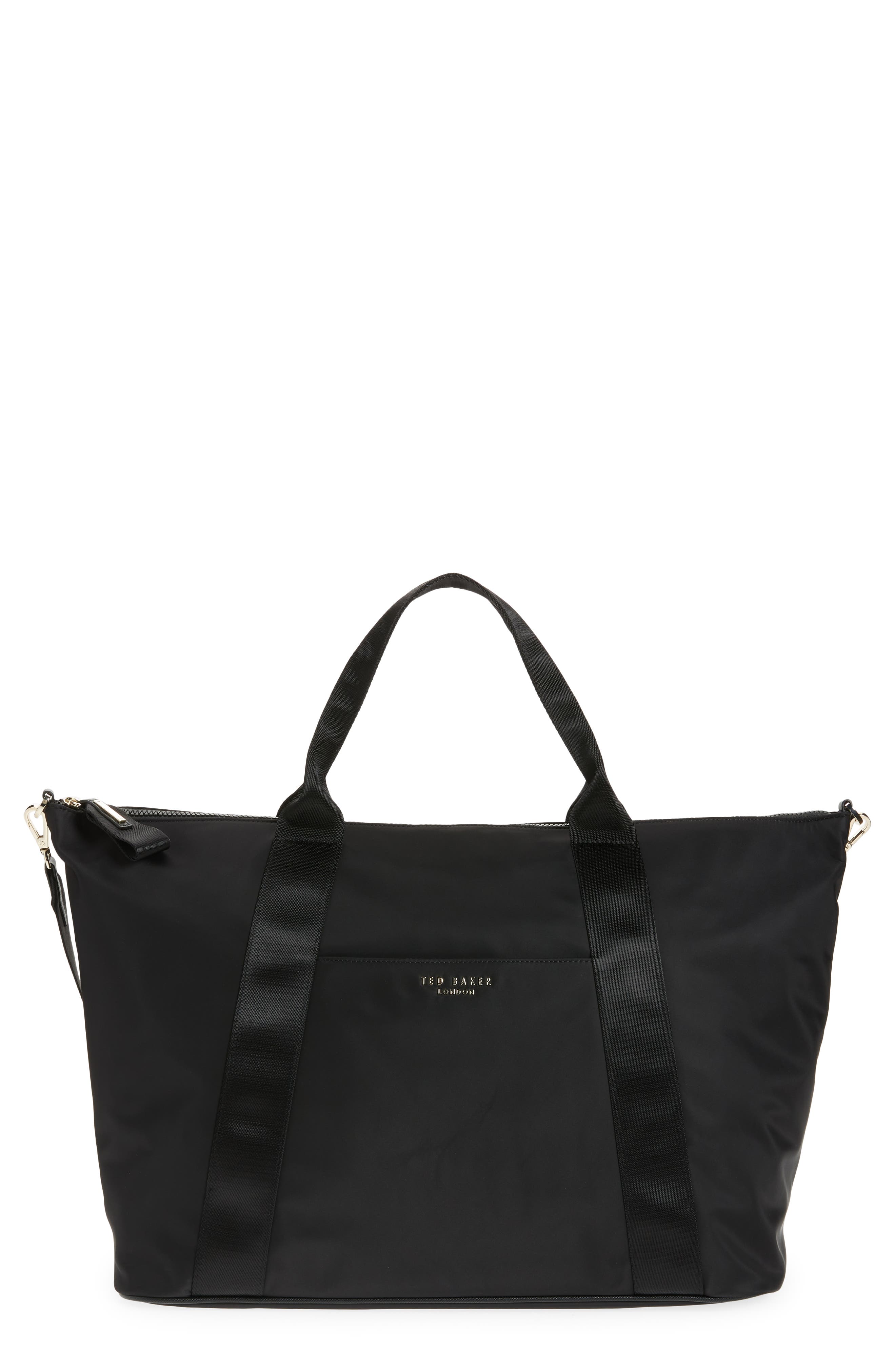 Naahla Large Tote, Main, color, BLACK