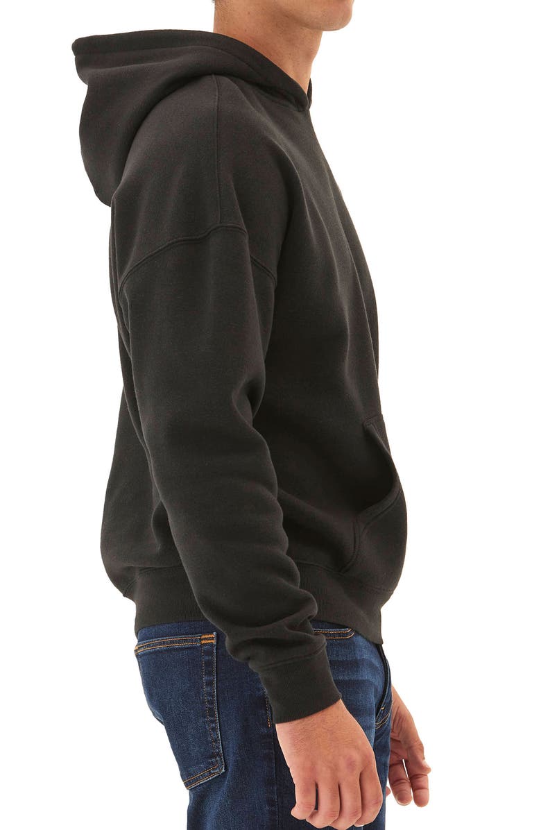 Threads 4 Thought Marcel Oversize Fleece Hoodie, Alternate, color, Black