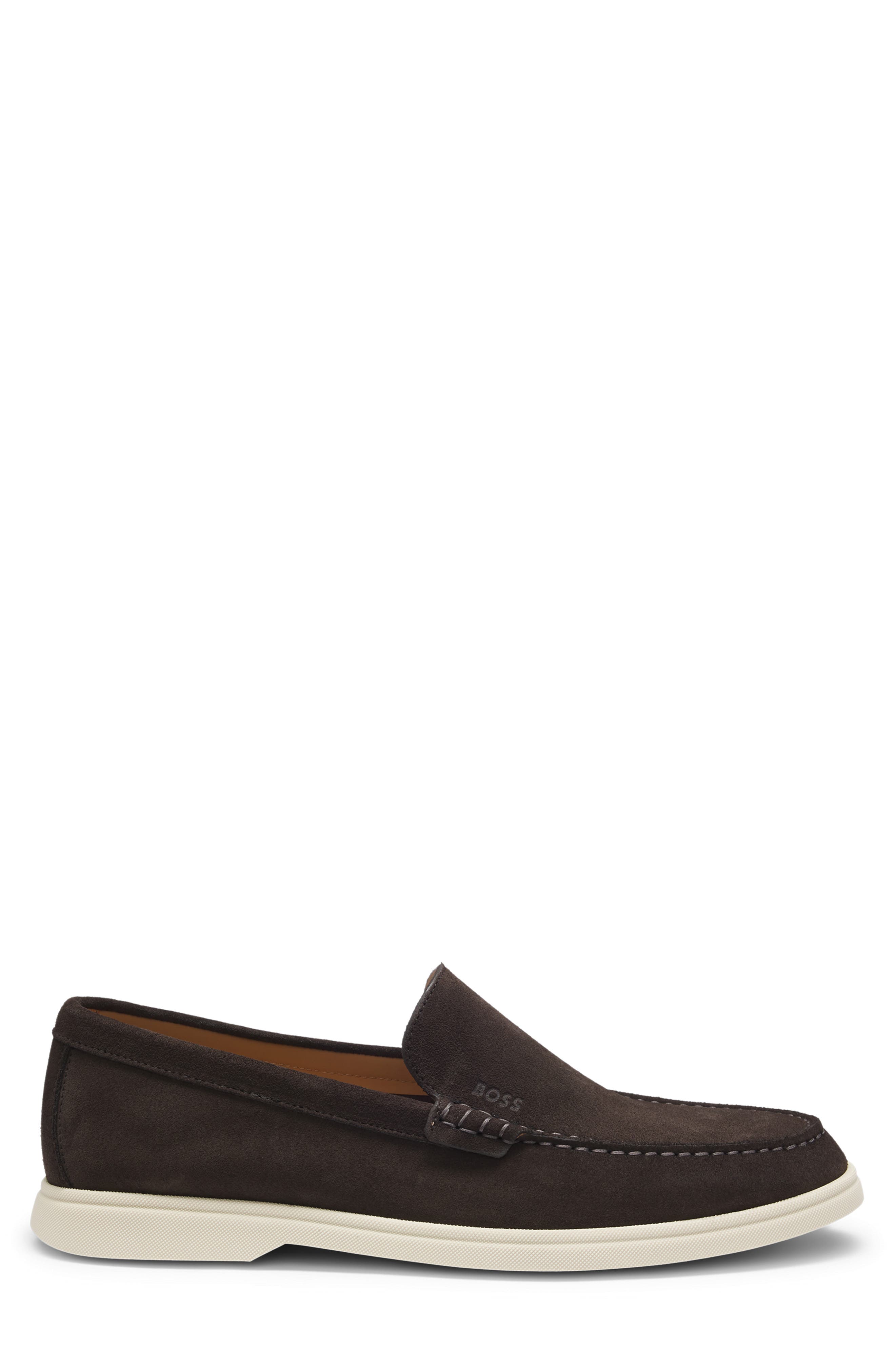 Sienne Moc Toe Loafer, Alternate, color, BROWN