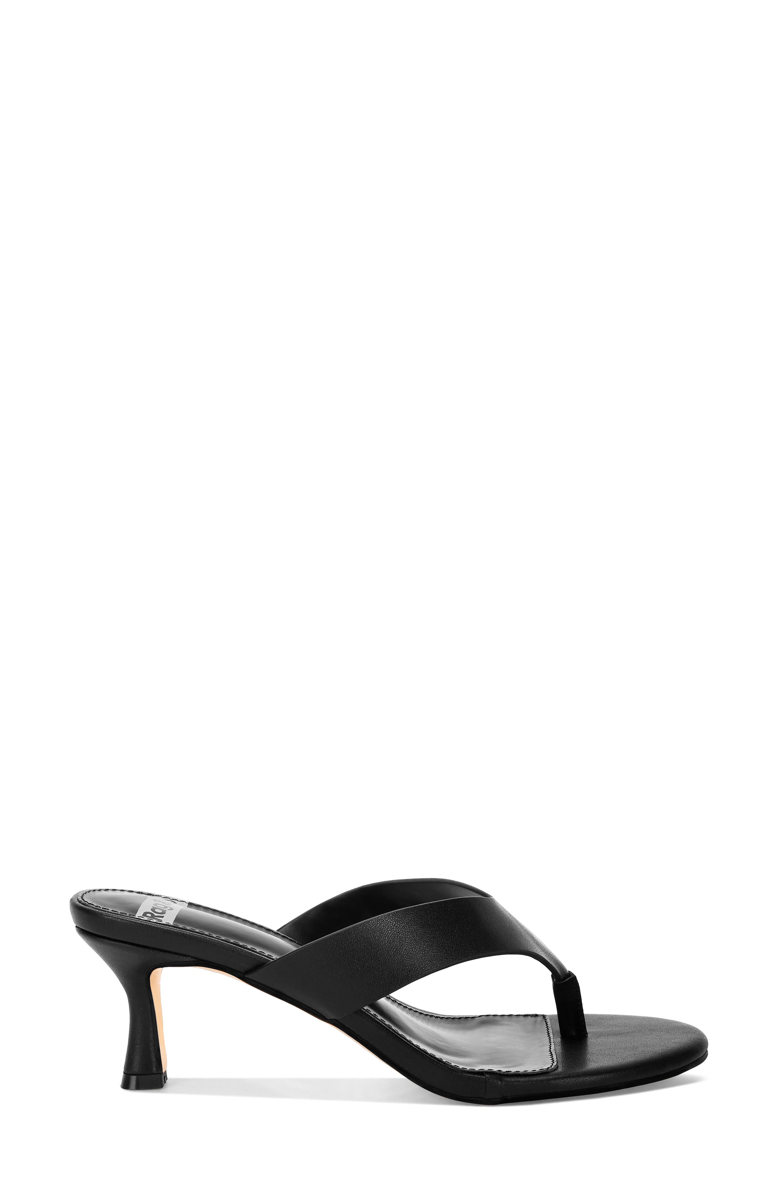 Beaboux Leather Sandal, Alternate, color, BLACK