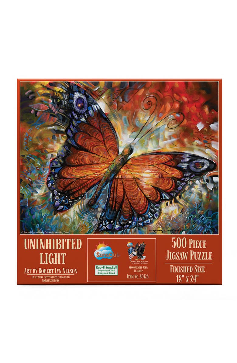 Sunsout Uninhibited Light 500 piece Jigsaw Puzzle for Adults, Alternate, color, Multicolor