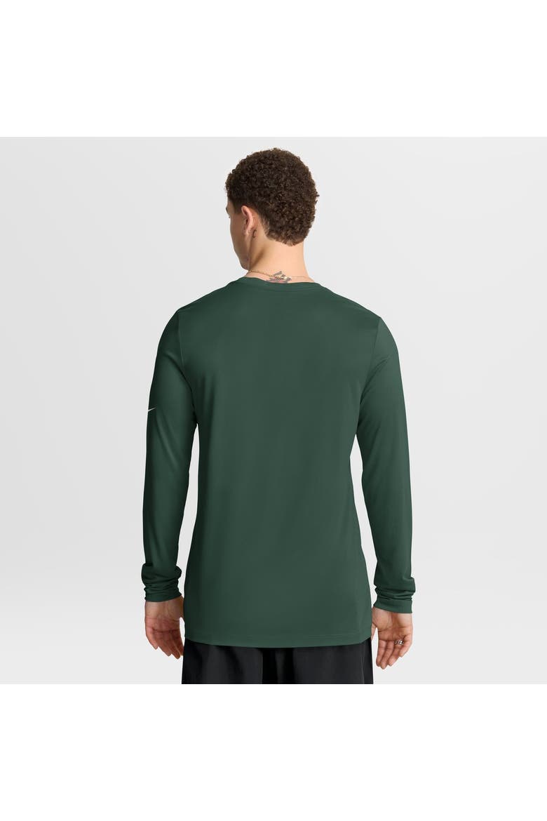 Men's Nike Green Green Bay Packers Legend Icon Dri-FIT Long Sleeve T-Shirt, Alternate, color, Green