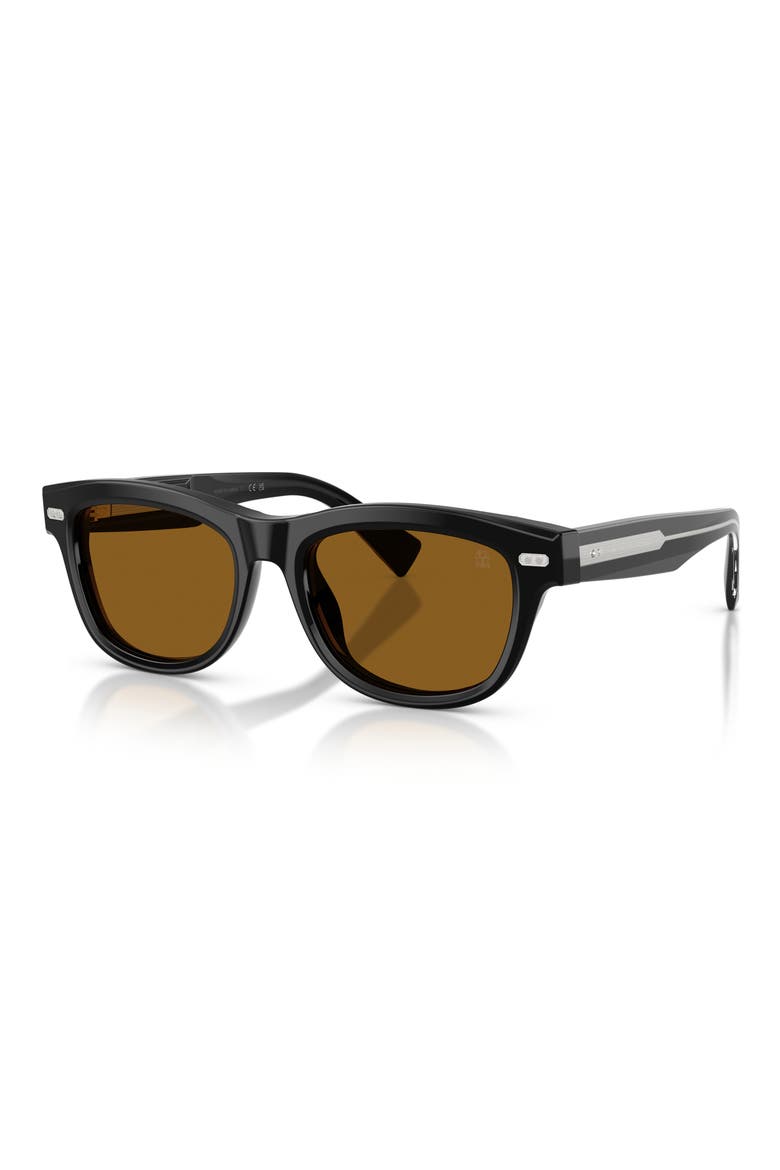 Stanley J 53mm Pillow Sunglasses, Alternate, color, TERRACOTTA