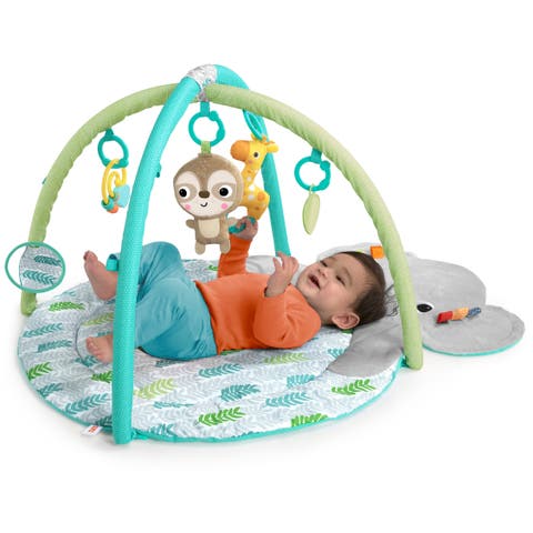 Hug n Cuddle Elephant Baby Gym and Tummy Time Play Mat with Toys