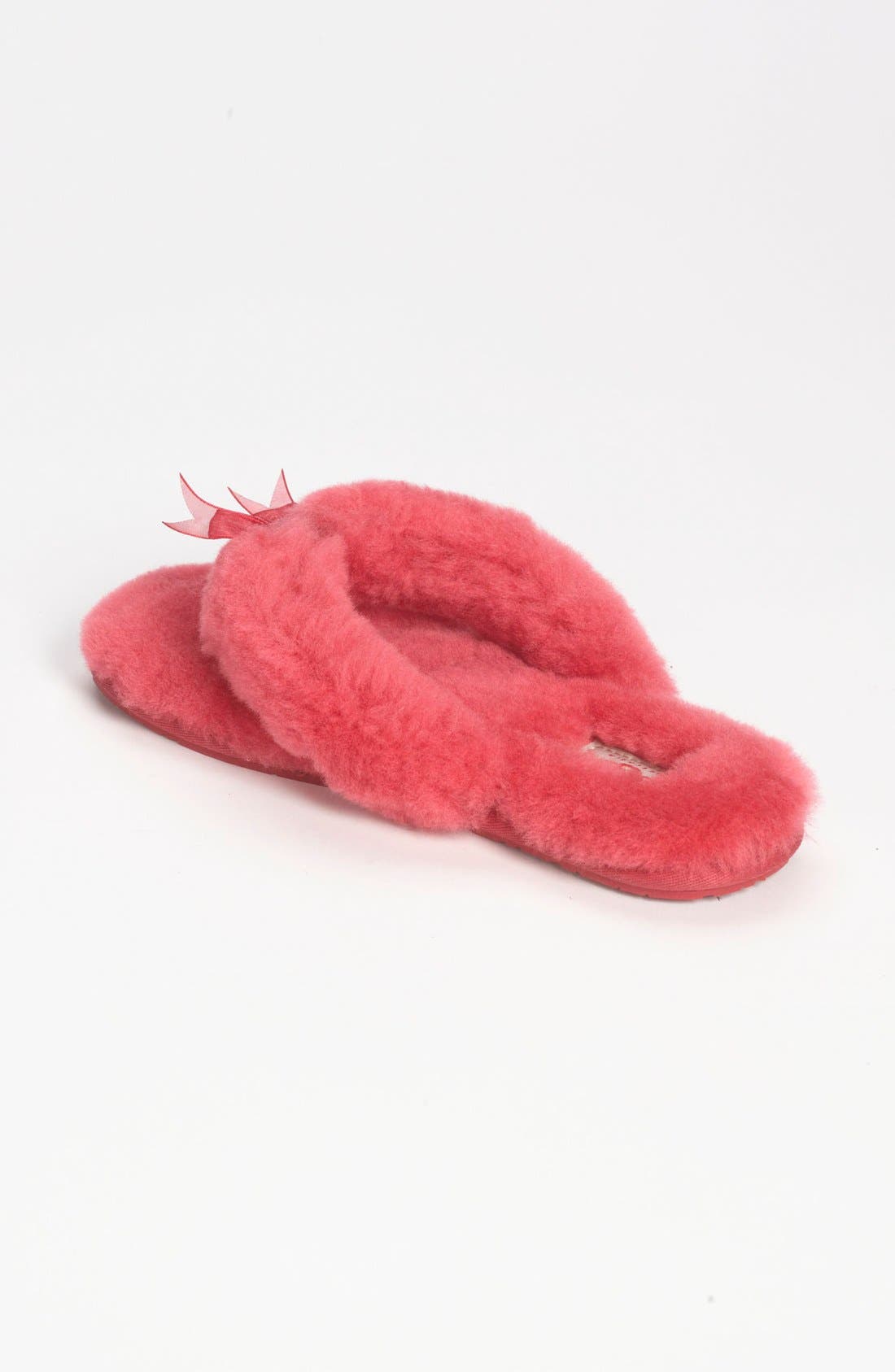 'Fluff II' Flip Flop, Alternate, color, RED LIGHT