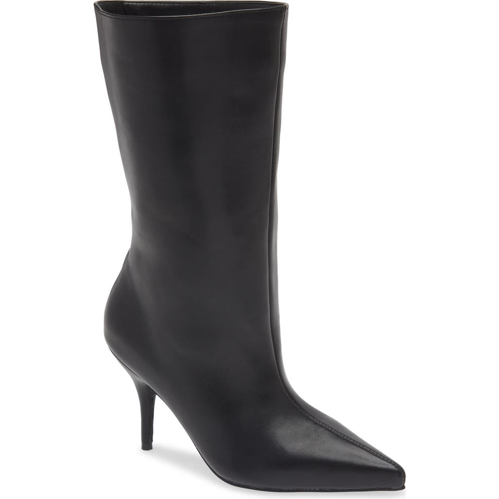 Azalea Wang Orson Pointed Toe Bootie In Black