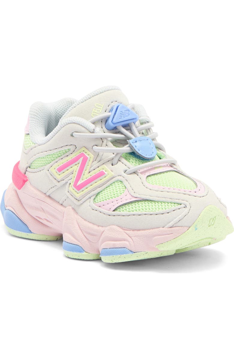 New Balance Kids' 9060 Sneaker, Main, color, Grey Matter/ Dragon Berry