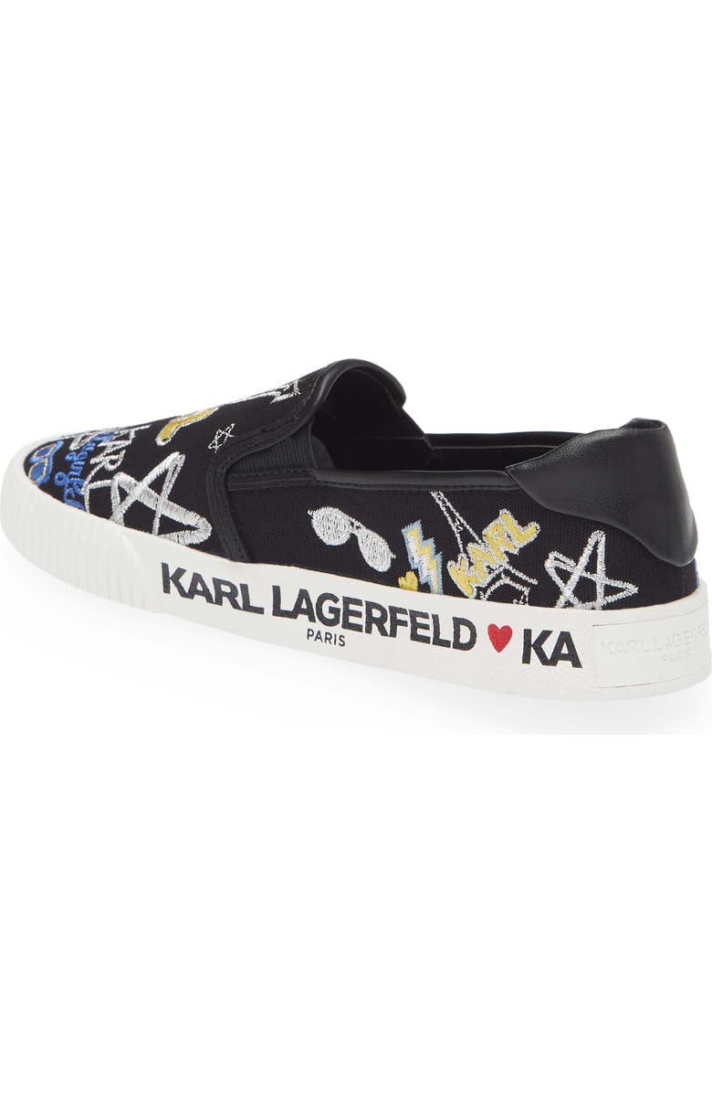KARL LAGERFELD PARIS Jazlyn Slip-On Sneaker, Alternate, color,
