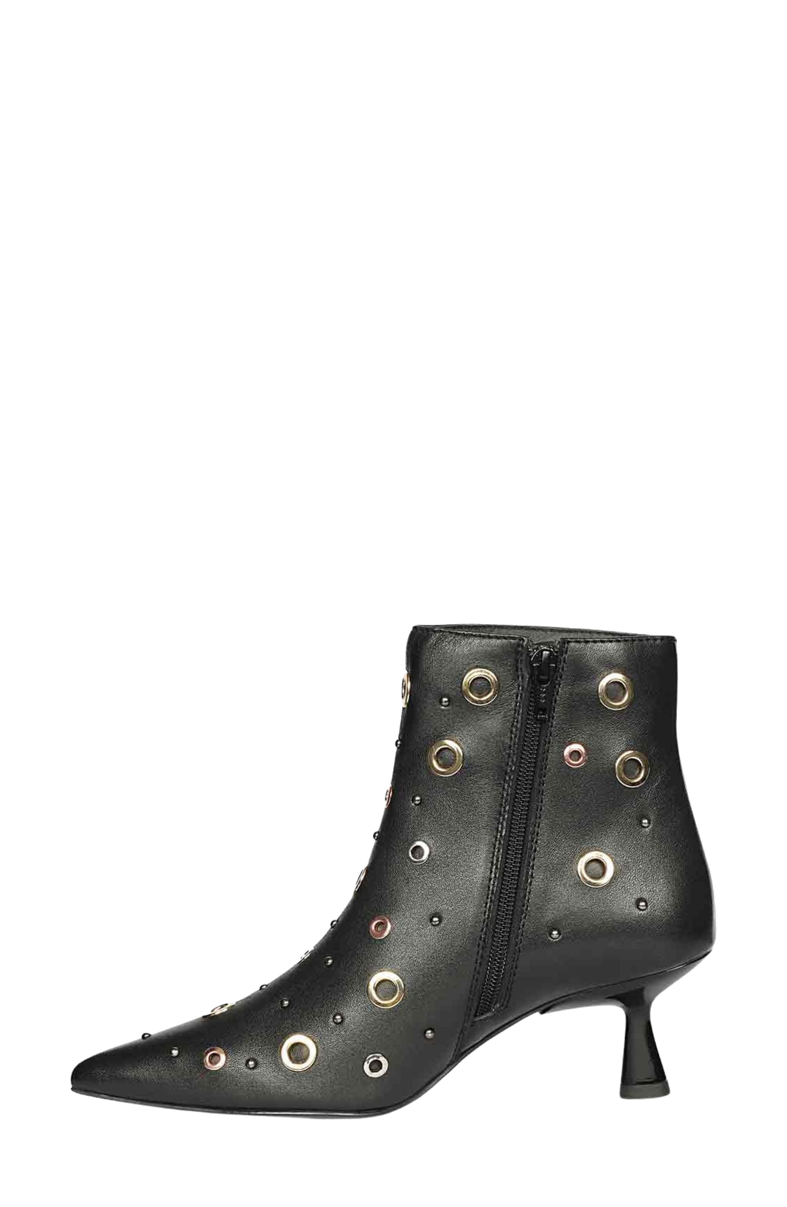 SAINT G Uru Pointed Toe Bootie, Alternate, color, Black