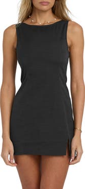Billabong Your Time Cotton Blend Sheath Minidress