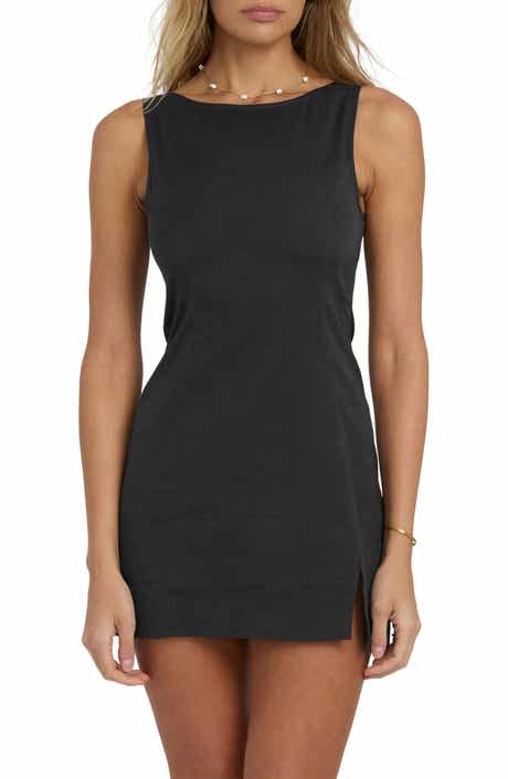 Billabong Your Time Cotton Blend Sheath Minidress