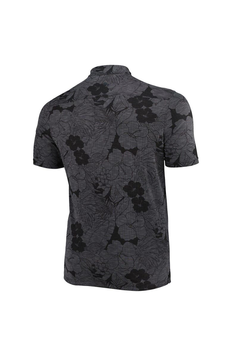 Tommy Bahama Men's Tommy Bahama Black Atlanta Falcons Big & Tall Miramar Blooms Polo, Alternate, color, 