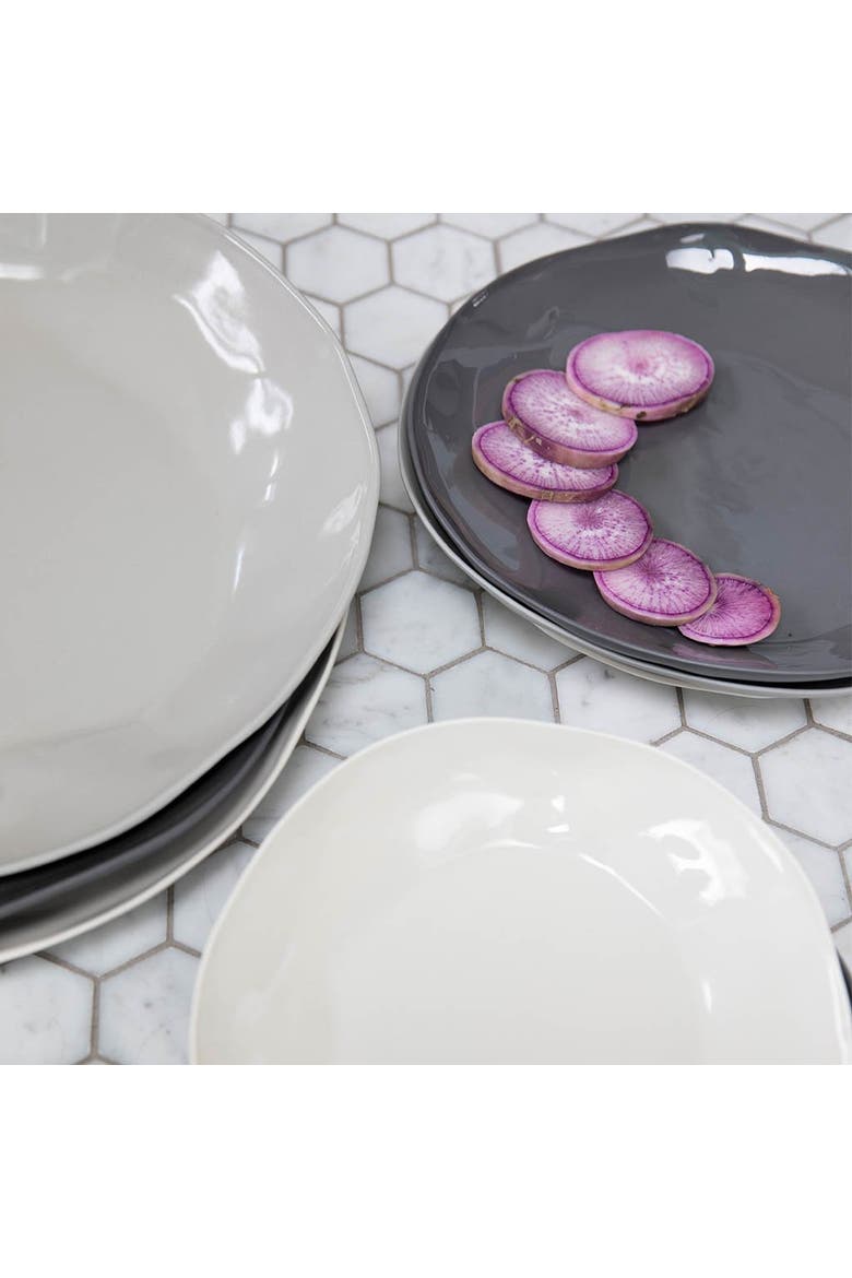 Tam Stoneware Platter, Alternate, color, Slate