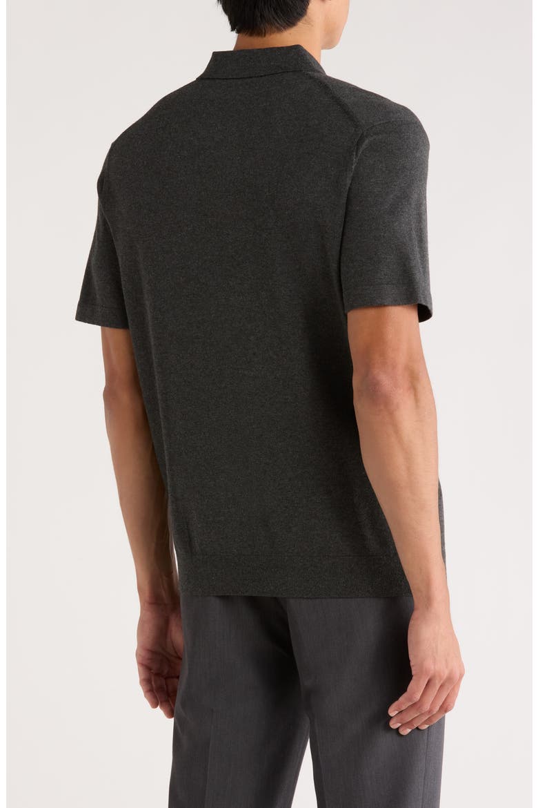 Goris Knit Polo, Alternate, color, CHARCOAL HEATHER