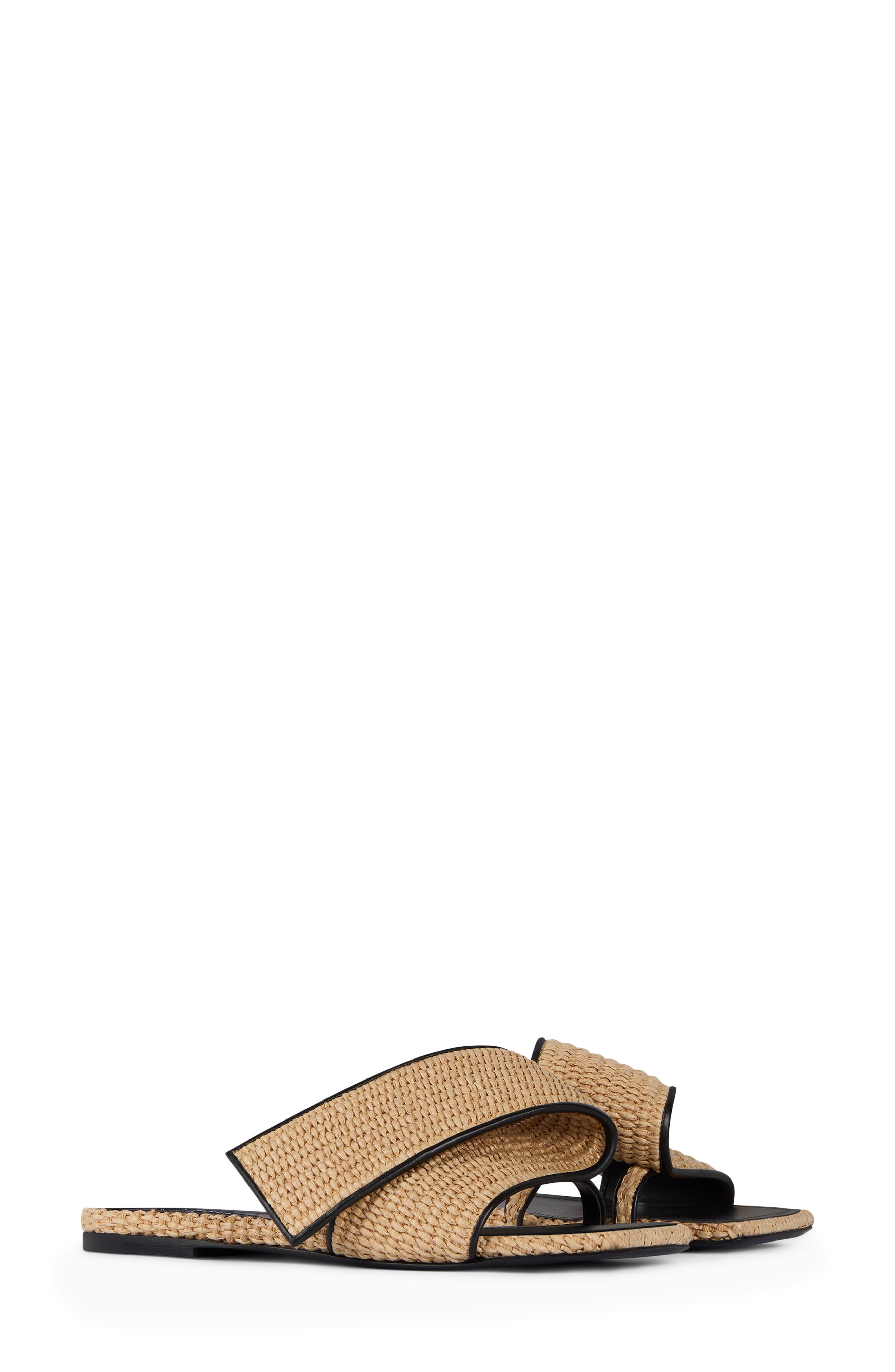 Givenchy Twisted Ribbon Sandal, Alternate, color, Natural