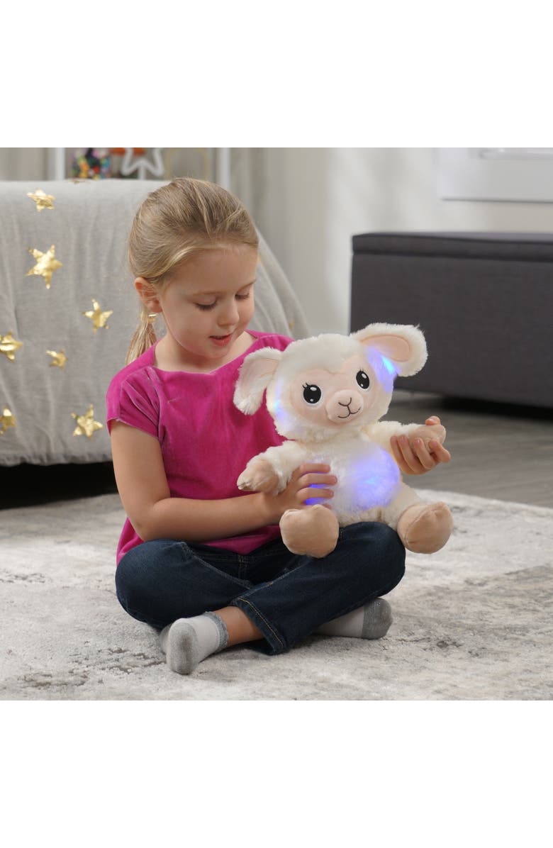 Happpy Nappers Lullabrites Happy Nappers Lullabrites Lamb Musical Light Up Bedtime Plush Cream & Tan, Alternate, color, Multicolored
