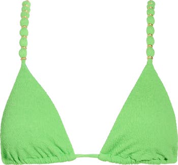 Firenze Beaded Triangle Bikini Top