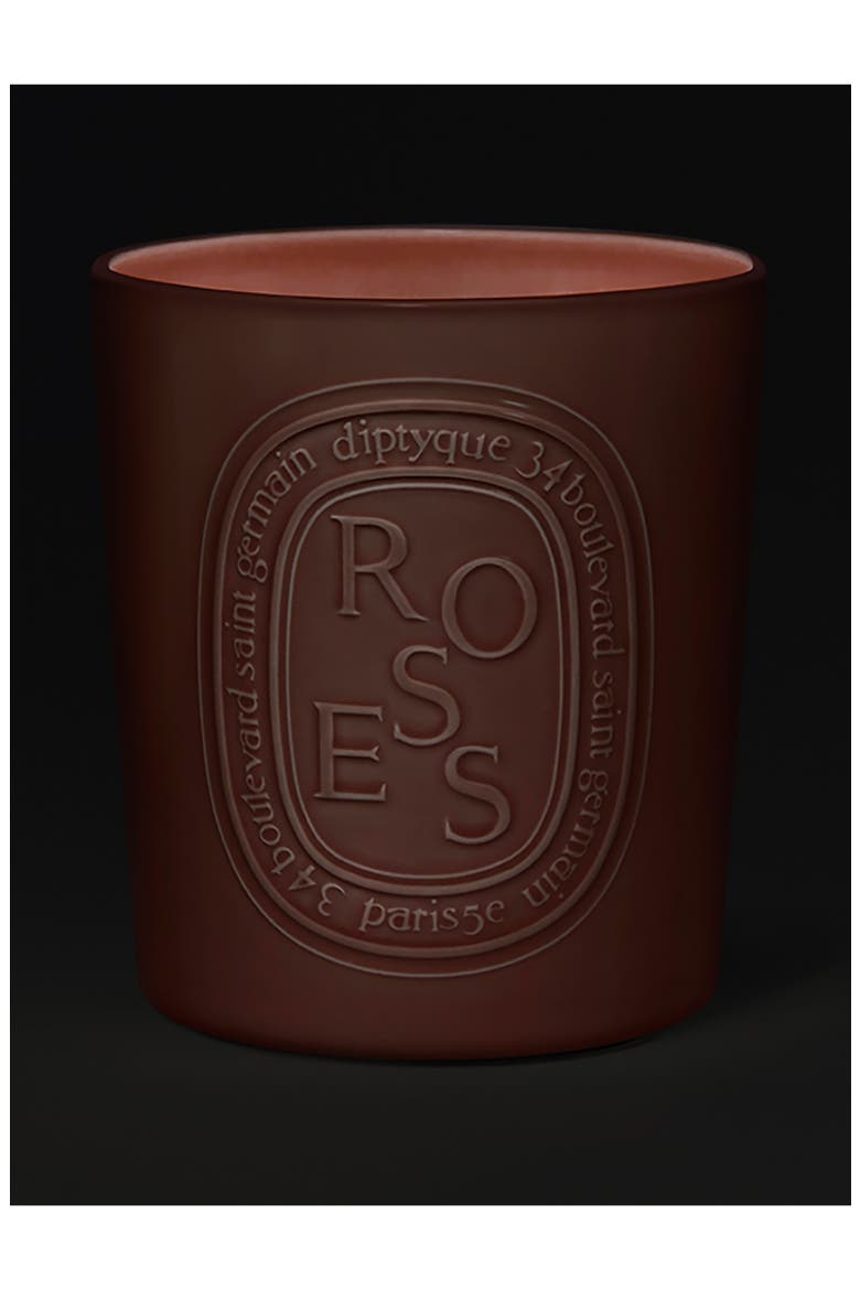 Roses Very Large Scented Candle, Alternate, color, PINK VESSEL