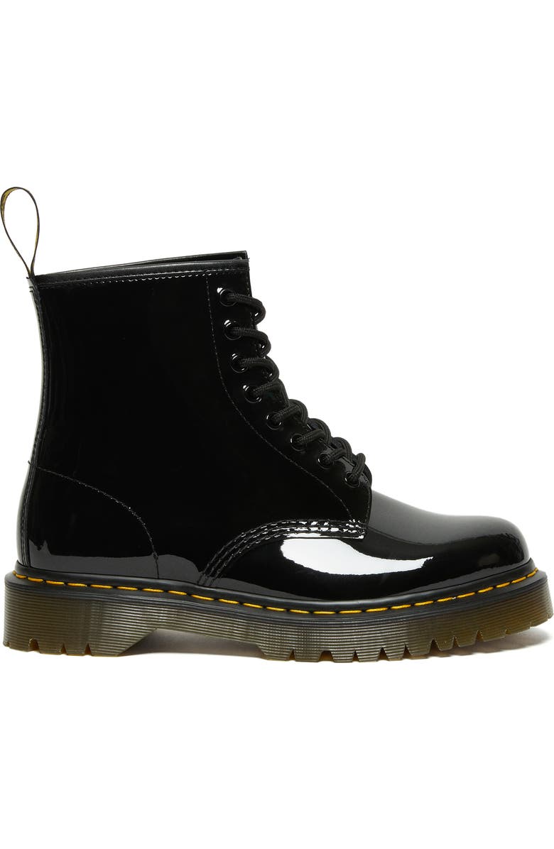 Dr. Martens 1460 Bex Lug Sole Patent Platform Boot, Alternate, color,